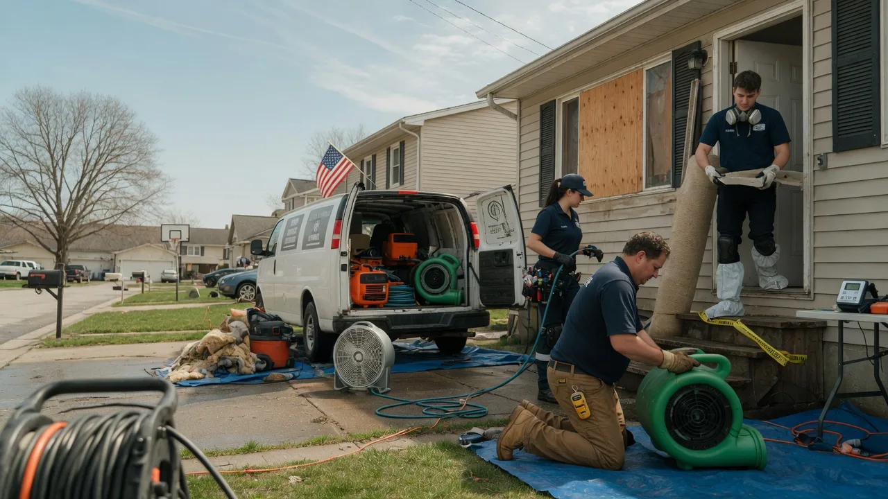 Water Damage Restoration in Shawnee On Delaware, PA near me